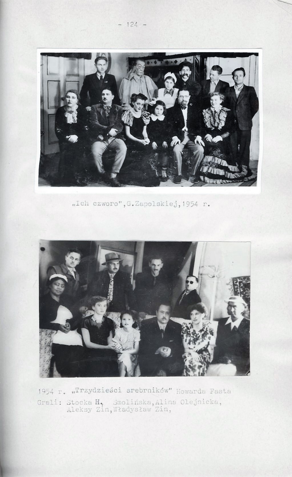 zdjęcia grupowe kobiet i mężczyzn - aktorek i aktorów