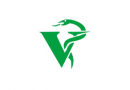 zielone logo znak V i oplatający go wąż