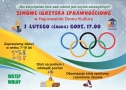 grafika dyscyplin sportowych, loga organizatorów oraz inforamcje o wydarzeniu