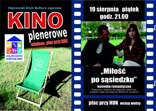 Plakat zapraszający na wydarzenie Kadr z filmu oraz informacje o filmie