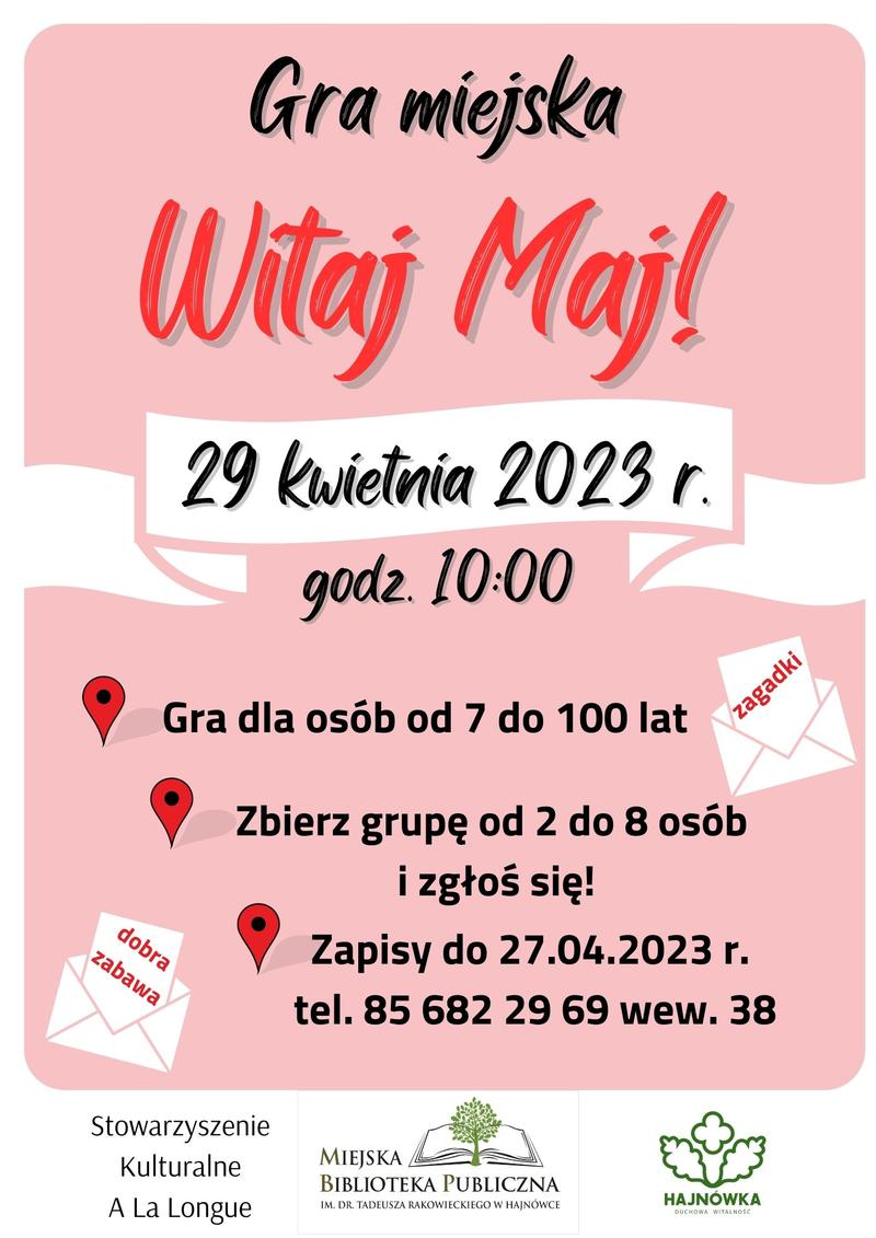 Plakat zapraszający na wydarzenie loga organizatorów, informacje o wydarzeniu