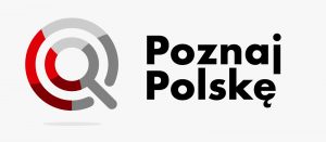 lupa i napis Poznaj Polskę