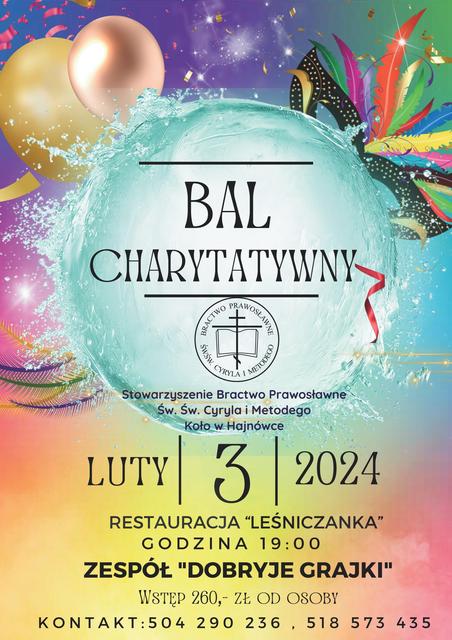 grafika karnawałowa i informacje o wydarzeniu