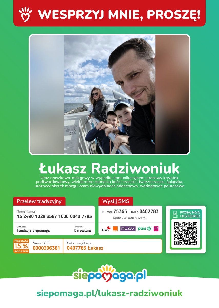 informacje, logo organizatora, grafika tematyczna