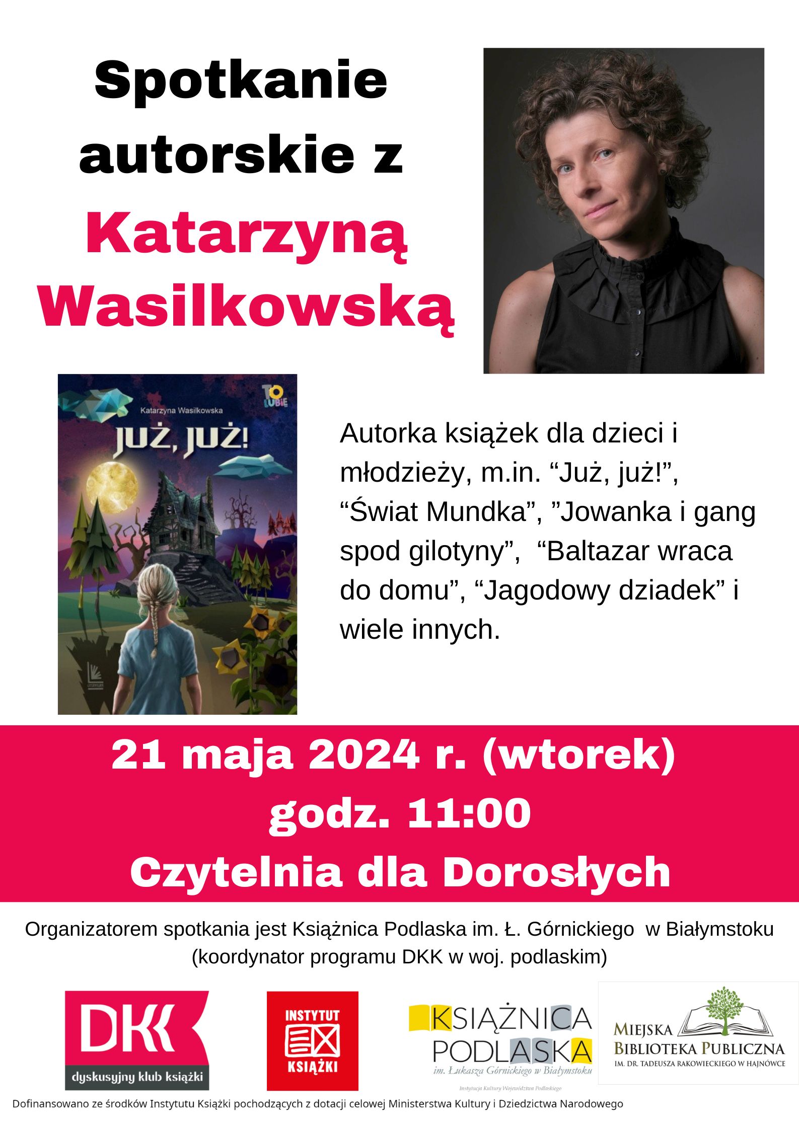 plakat zapowiadający spotkanie
