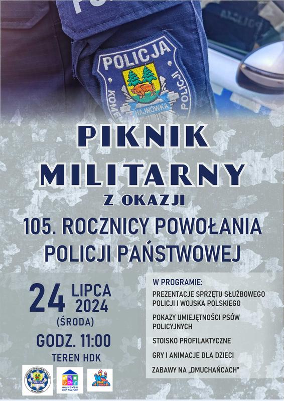 plakat zapraszający na wydarzenie informacje o wydarzeniu, logo organizatora, grafika tematyczna
