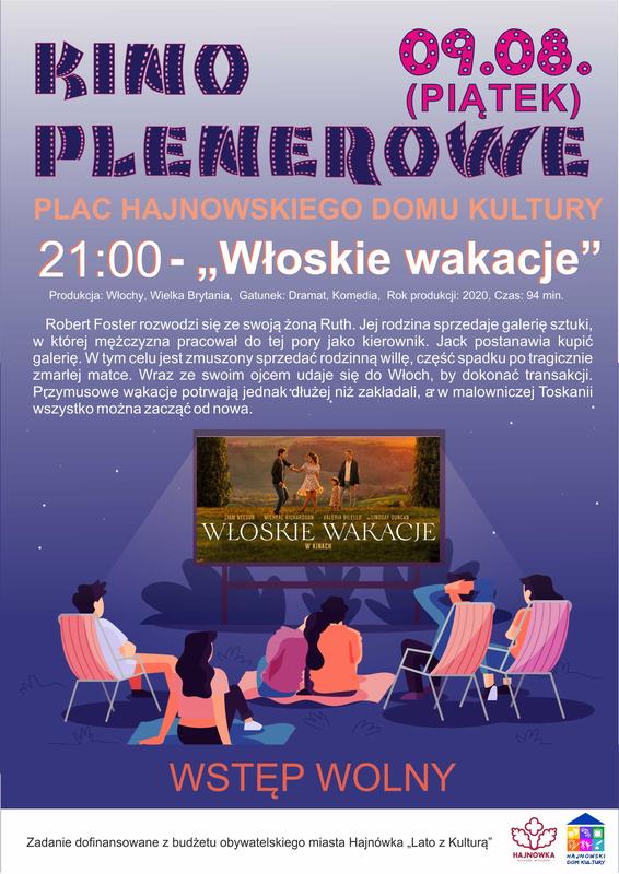 plakat zapraszający na wydarzenie informacje o wydarzeniu, logo organizatora, grafika tematyczna