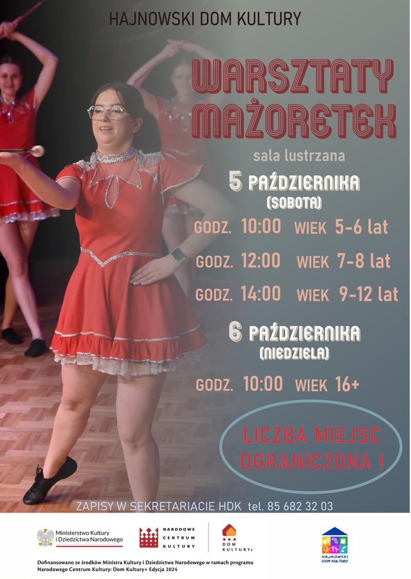plakat zapraszający na wydarzenie informacje o wydarzeniu, logo organizatora, grafika tematyczna