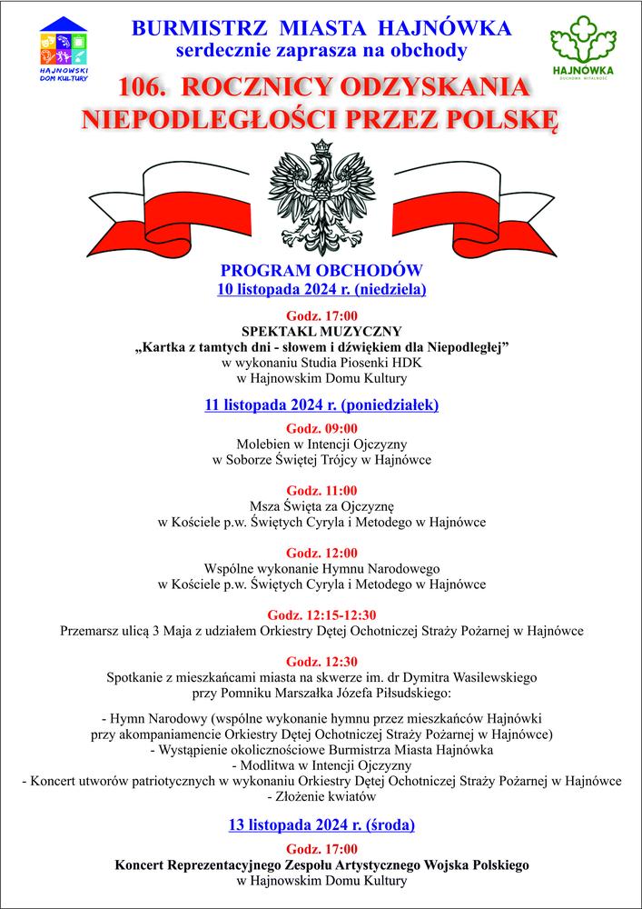plakat zapraszający na wydarzenie informacje o wydarzeniu, logo organizatora, grafika tematyczna