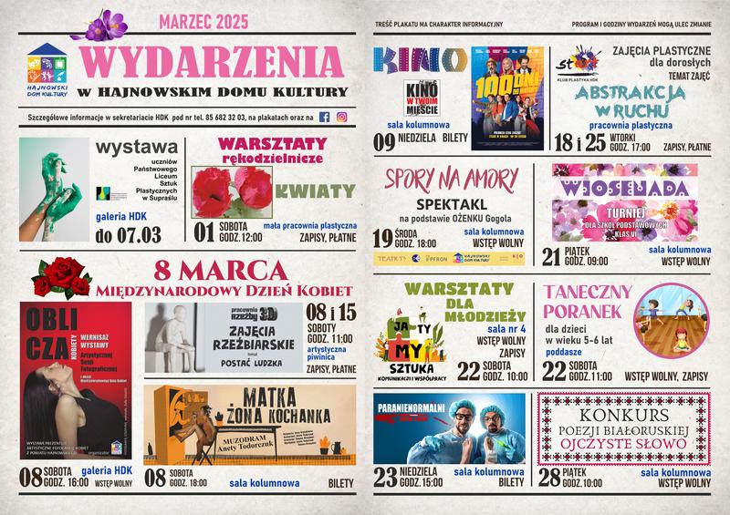 kalendarz wydarzeń