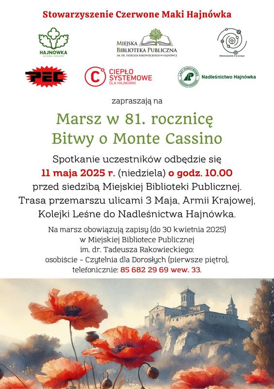 informacje o wydarzeniu, logo organizatora, grafika tematyczna
