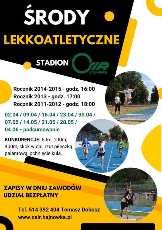 informacje o wydarzeniu, logo organizatora, grafika tematyczna