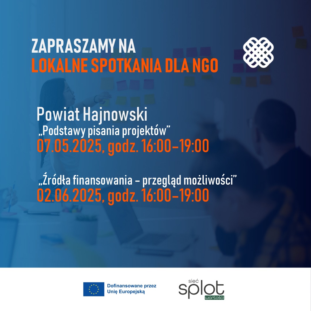 Plakat informujący o wydarzeniu