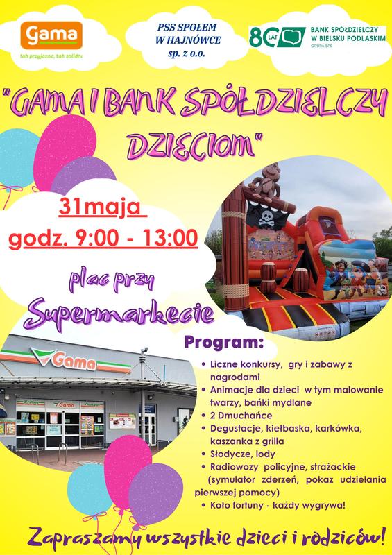 plakat zapraszający na wydarzenie informacje o wydarzeniu, logo organizatora, grafika tematyczna
