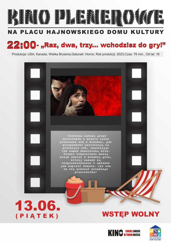 informacje o wydarzeniu, logo organizatora, grafika tematyczna