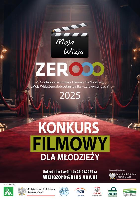 informacje o wydarzeniu, logo organizatora, grafika tematyczna