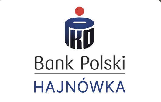 Logo oddziału Banku Polskiego w Hajnówce