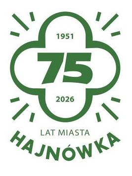 logo 75 lat MIASTA HAJNÓWKA
