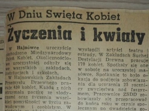 Na zdjęciu znajduje się artykuł opublikowany w Gazecie Białostockiej w 1970 roku
