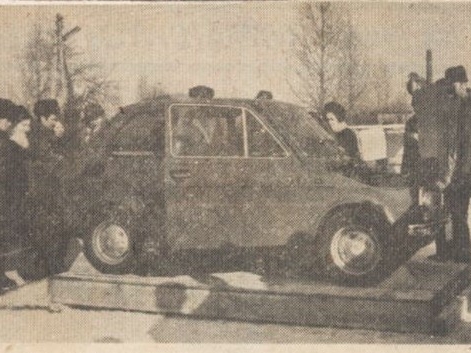Fiat 126 w Hajnówce, Fot. E. Poniecki