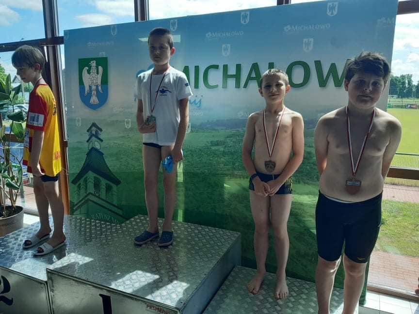 Zawodnicy na podium