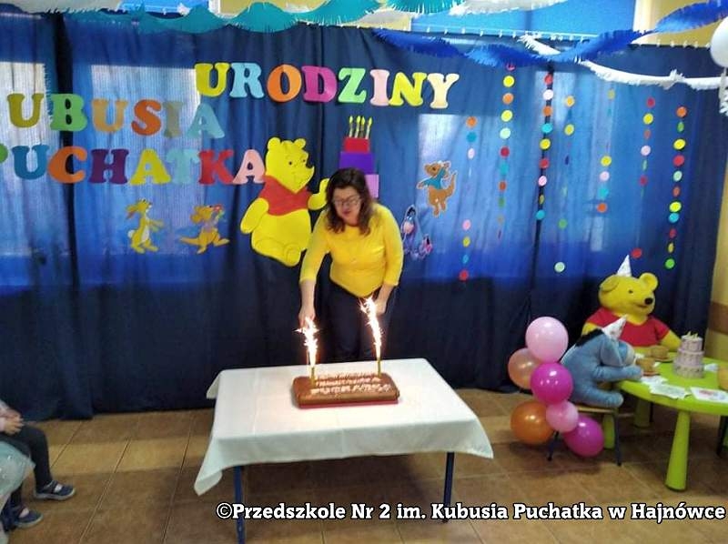 Urodziny Kubusia Puchatka - tort