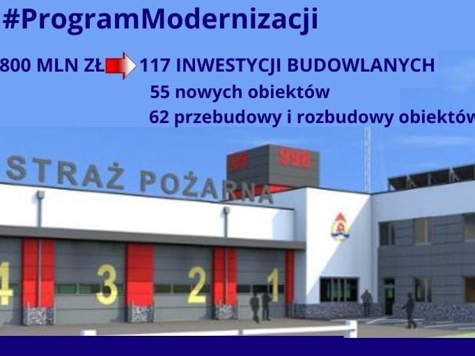 Projekt koncepcyjny przebudowy istniejącego budynku komendy