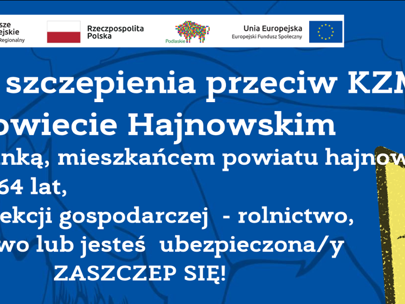 Na plakacie znajdują się loga projektu i organizatorów akcji oraz informacje o wydarzeniu