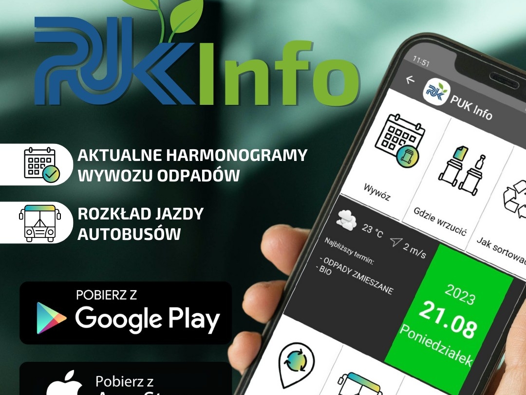 grafika, przedstwiająca telefon komórkowy z wyświetloną na ekranie stroną aplikacji, jest też informacja oźródel skąd można pobrać narzędzie