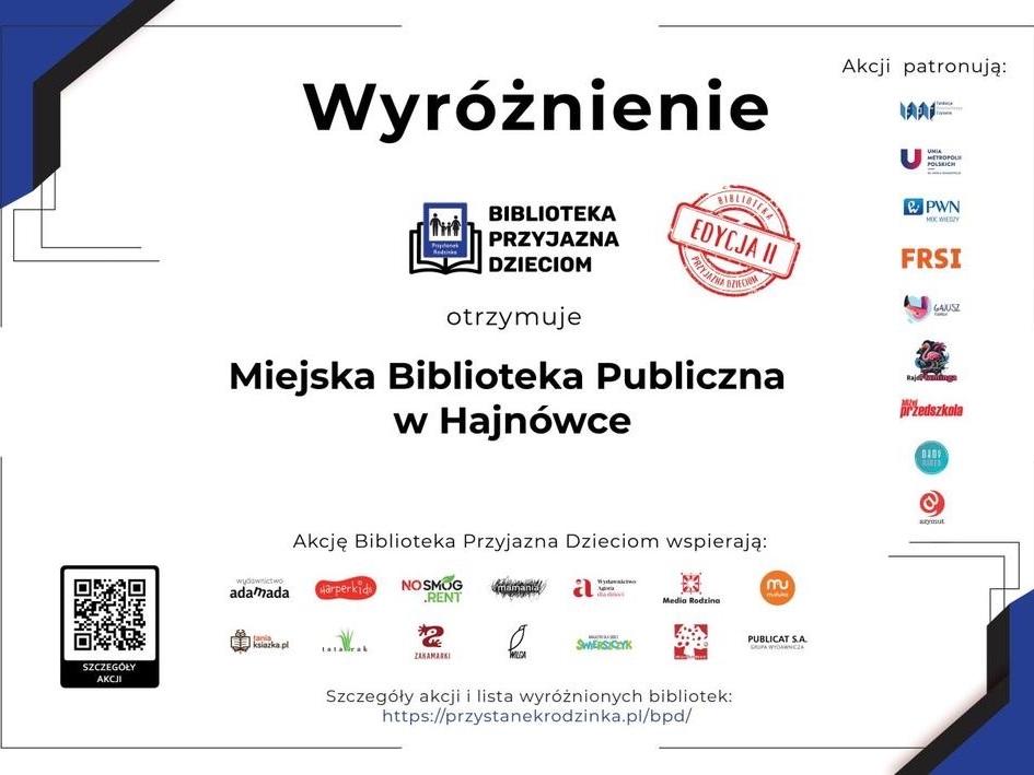 Dyplom wyróżnienia