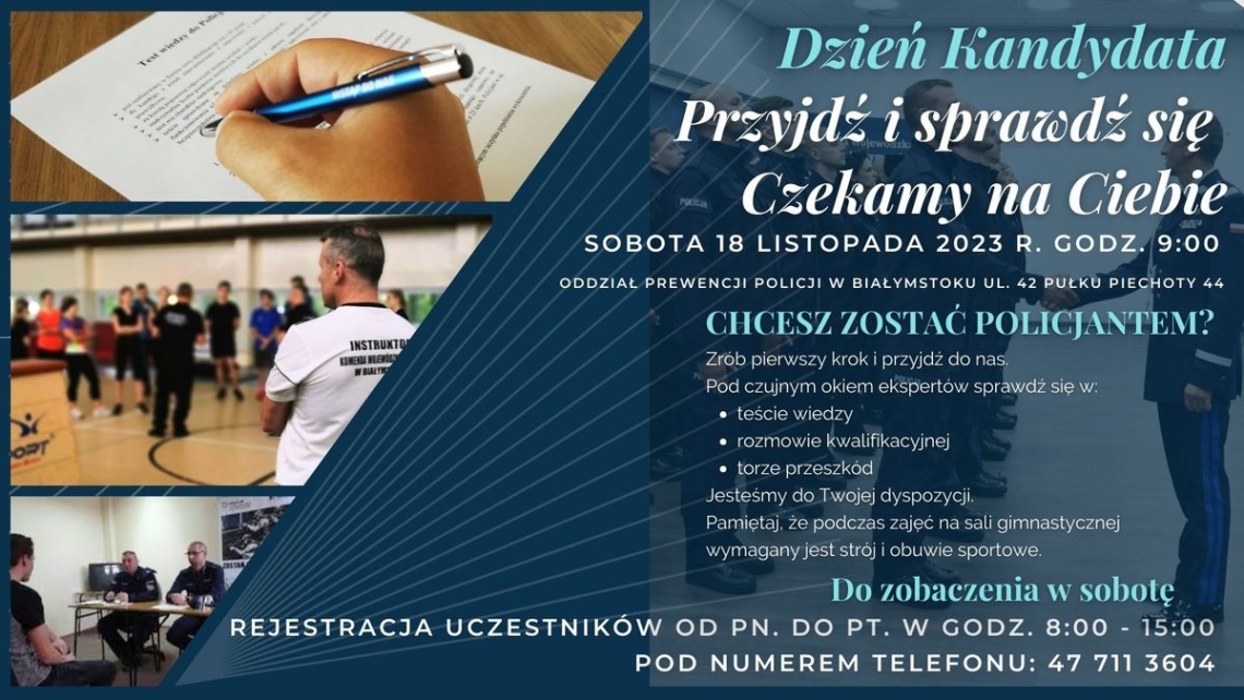 zdjęcia z rekrutacji oraz informacje o wydarzeniu