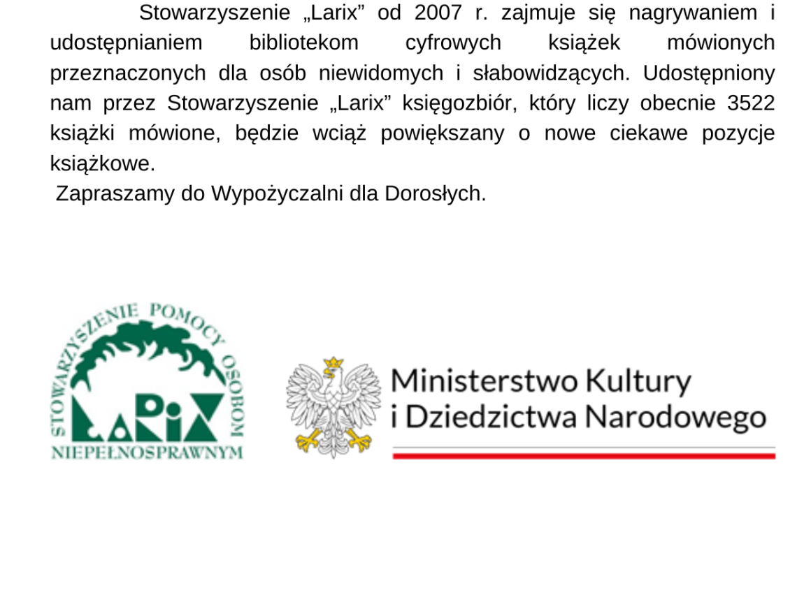 tekst z logami