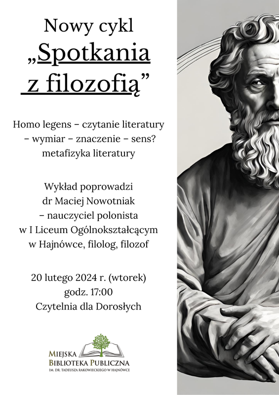 informacje o wydarzeniu, logo organizatora, grafika tematyczna