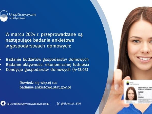informacje o badaniach ankieteowych