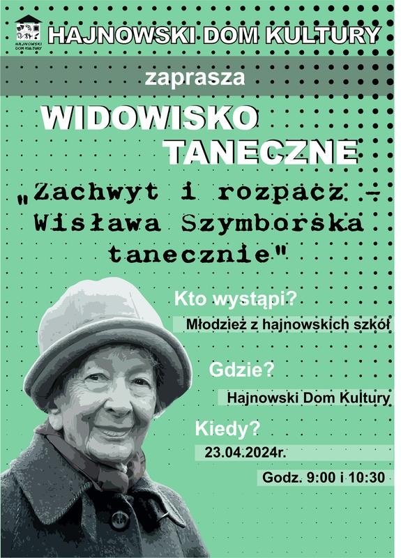 informacje o wydarzeniu, logo organizatora, grafika tematyczna