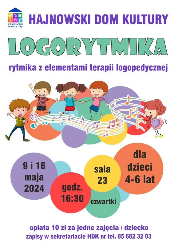 informacje o wydarzeniu, logo organizatora, grafika tematyczna