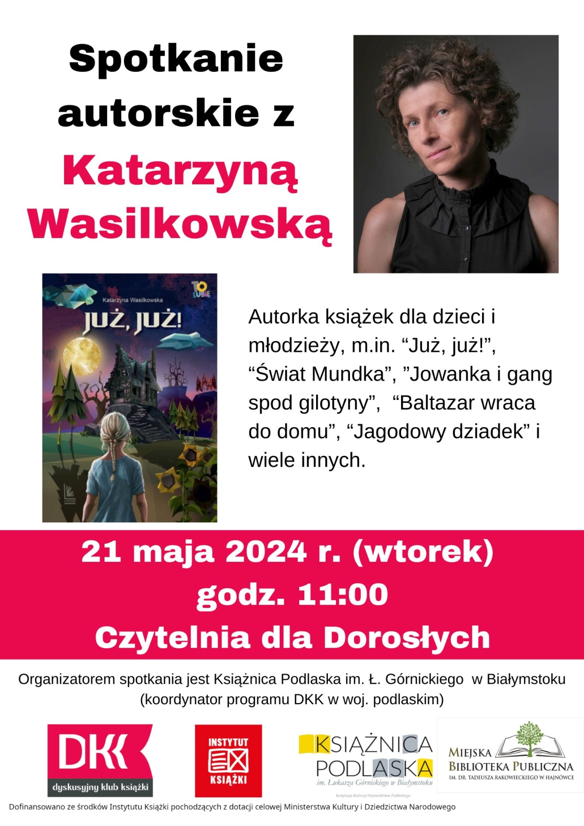 plakat zapowiadający spotkanie