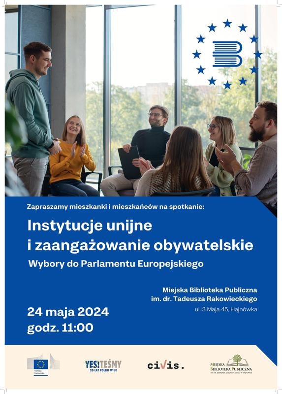 informacje o wydarzeniu, logo organizatora, grafika tematyczna