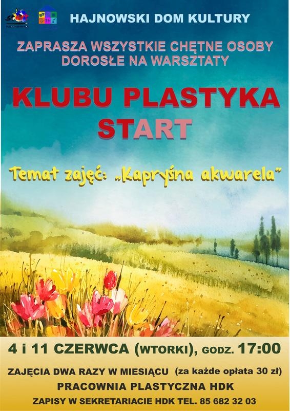 informacje o wydarzeniu, logo organizatora, grafika tematyczna