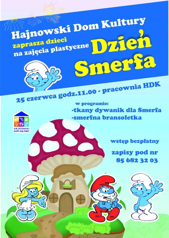 informacje o wydarzeniu, logo organizatora, grafika tematyczna