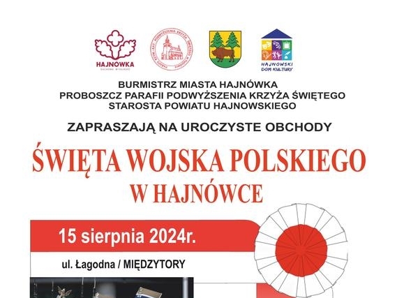 informacje o wydarzeniu, logo organizatora, grafika tematyczna