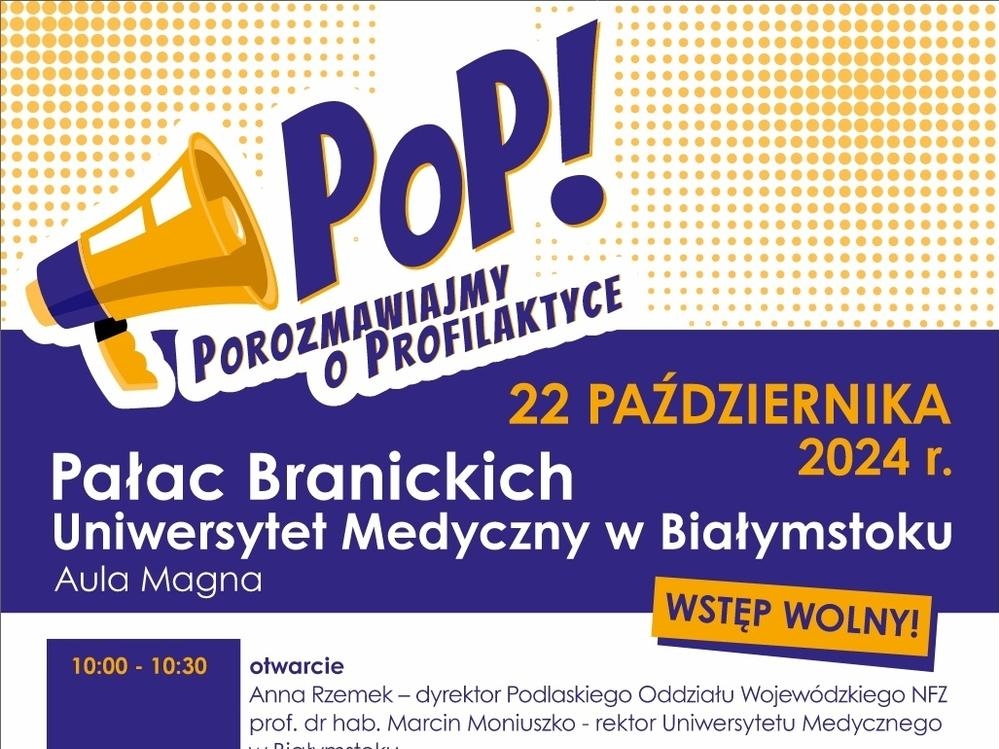 informacje o wydarzeniu, logo organizatora, grafika tematyczna