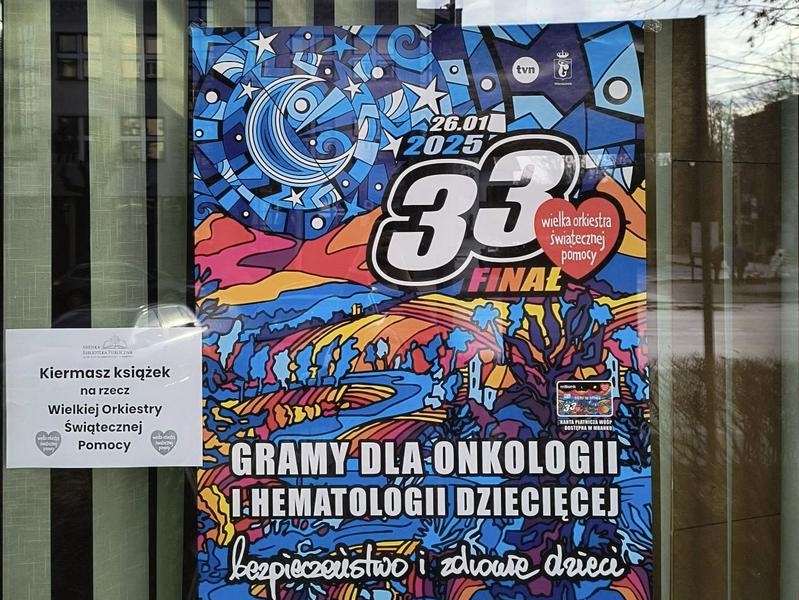 informacje o wydarzeniu, logo organizatora, grafika tematyczna