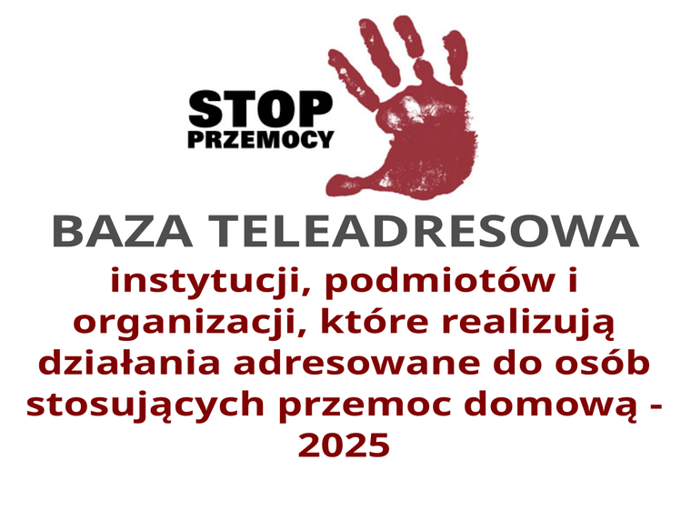 baner STOP PRZEMOCY Baza Teleadresowa