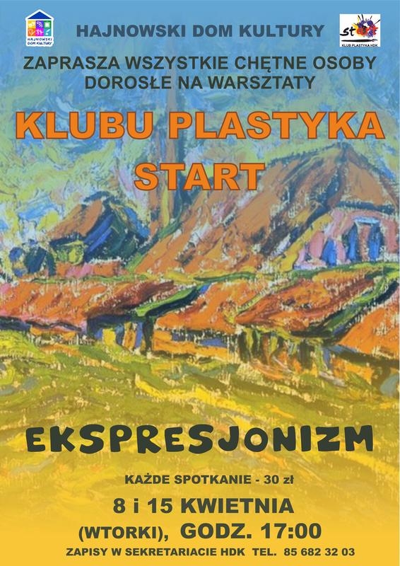 informacje o wydarzeniu, logo organizatora, grafika tematyczna
