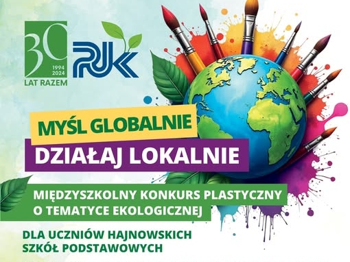 informacje o wydarzeniu, logo organizatora, grafika tematyczna