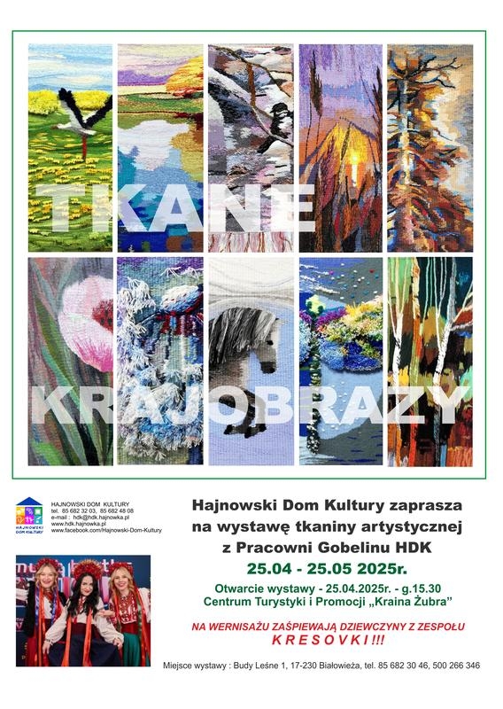informacje o wydarzeniu, logo organizatora, grafika tematyczna