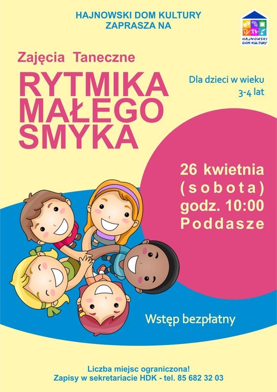 informacje o wydarzeniu, logo organizatora, grafika tematyczna