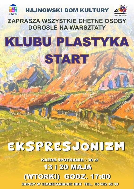 informacje o wydarzeniu, logo organizatora, grafika tematyczna