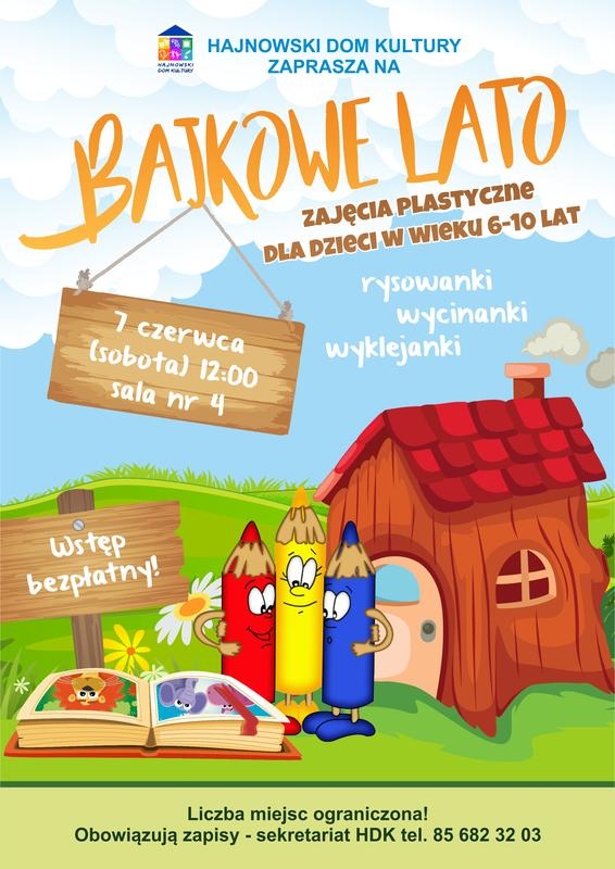 informacje o wydarzeniu, logo organizatora, grafika tematyczna